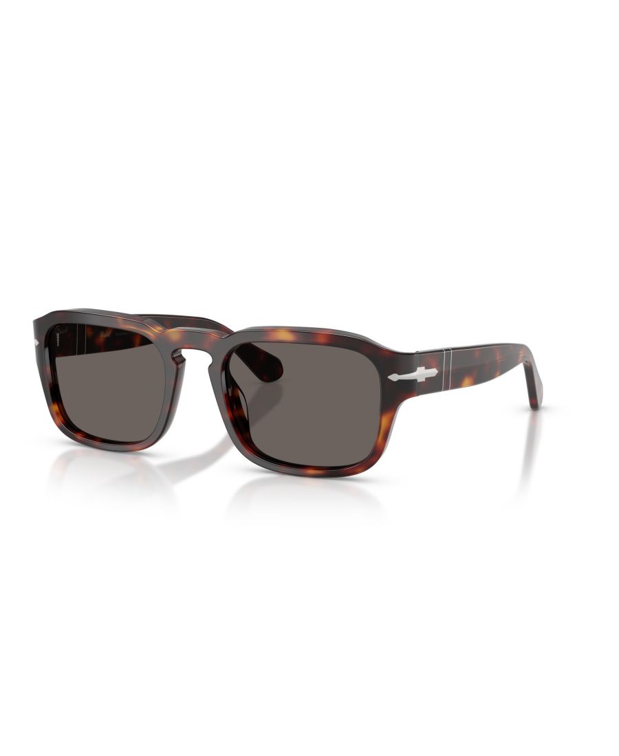 

Солнцезащитные очки унисекс прямоугольной формы, PO3386S Persol, Havana