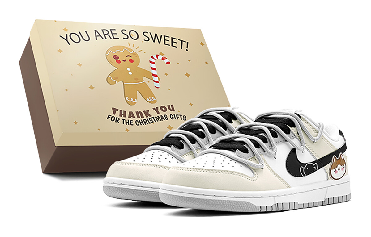 

Кроссовки Nike Dunk Skateboard Shoes Women's Low-Top White, белый