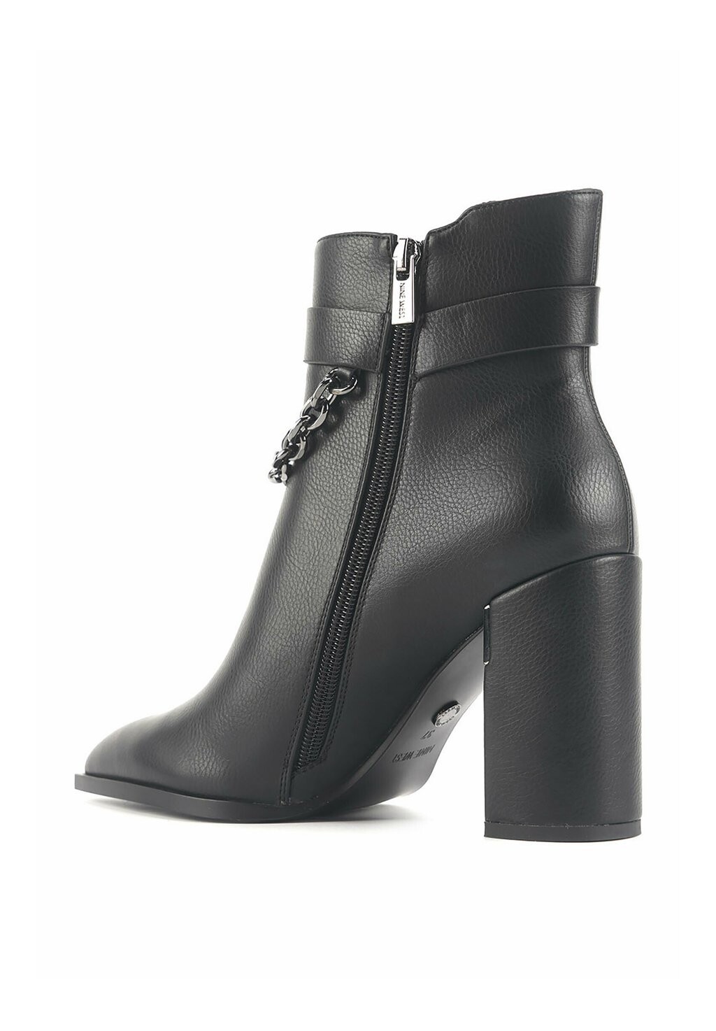 Ковбойские/байкерские ботинки по щиколотку HEEL Nine West, черный