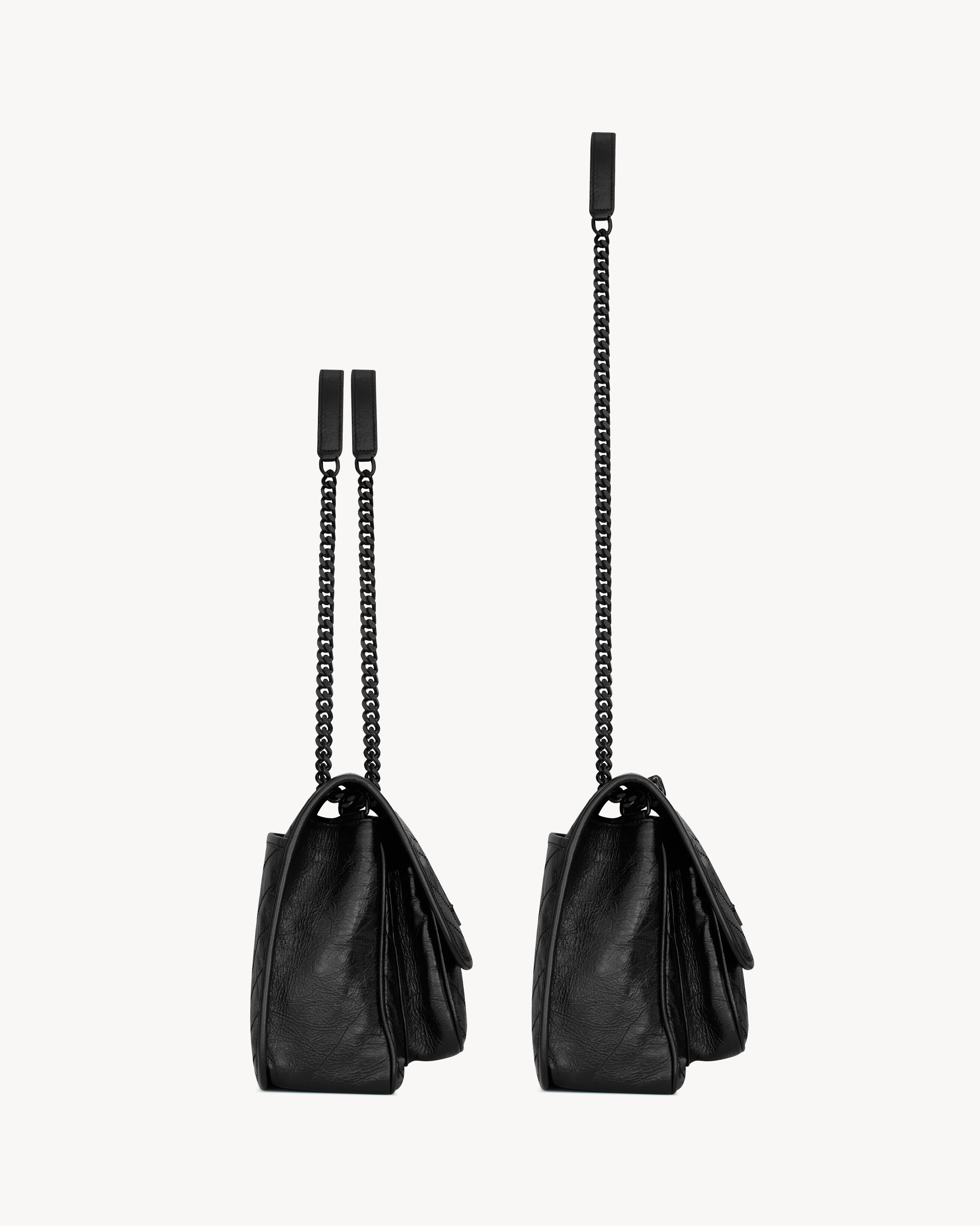 Сумка из винтажной телячьей кожи Saint Laurent, черный — фото 4