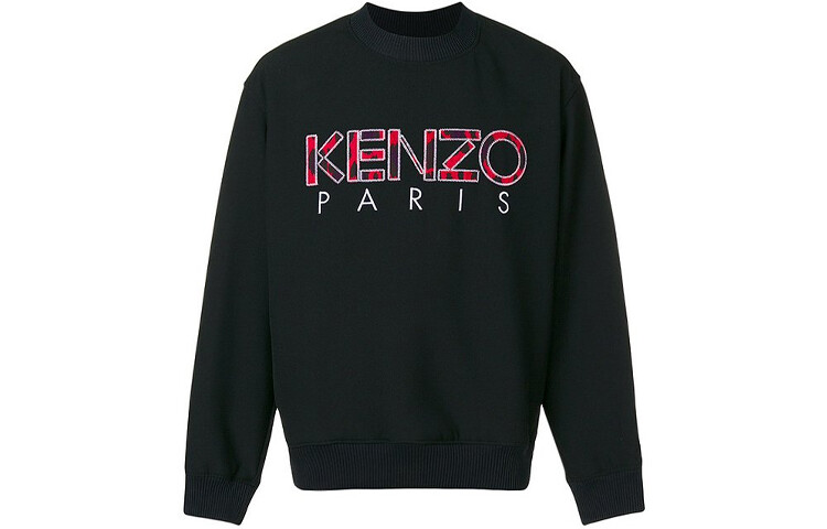 

Толстовка мужская Kenzo Letter Logo, черный / красный