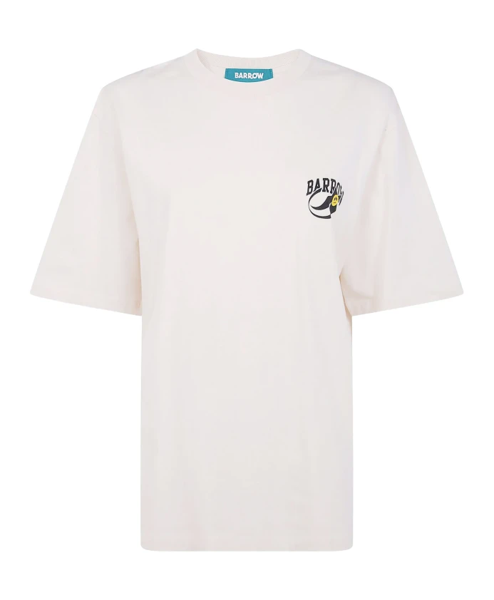 

Футболка с круглым вырезом и графическим принтом Barrow, бежевый