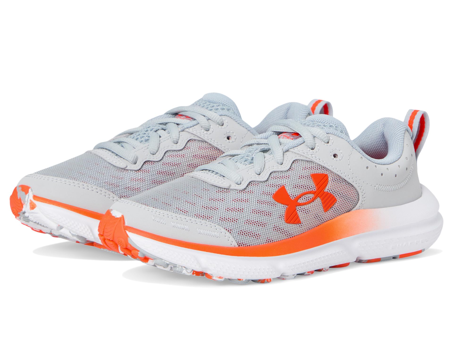 

Кроссовки Under Armour Kids Grade School Assert 10, Mod Gray/Red/Ares Red