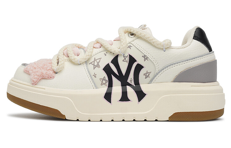 

Кроссовки MLB Chunky Liner Skateboarding Shoes Women's Low-top Pink, белый