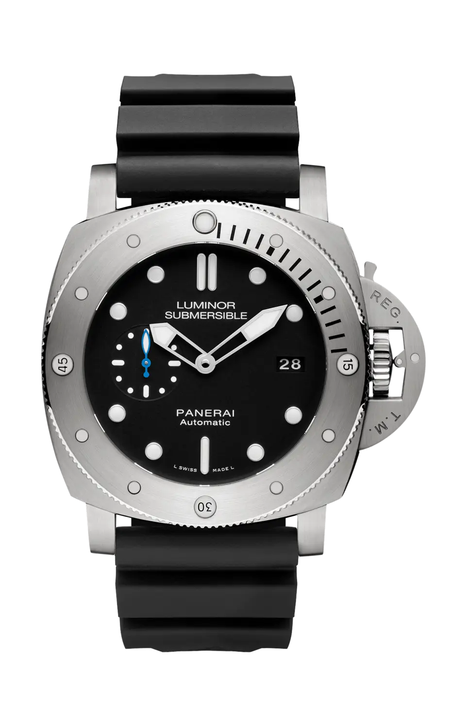 

Часы submersible 47 мм doppio cinturino Panerai