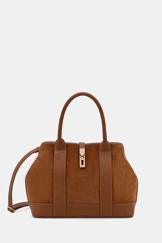 

Кожаная сумка Answear.LAB, коричневый