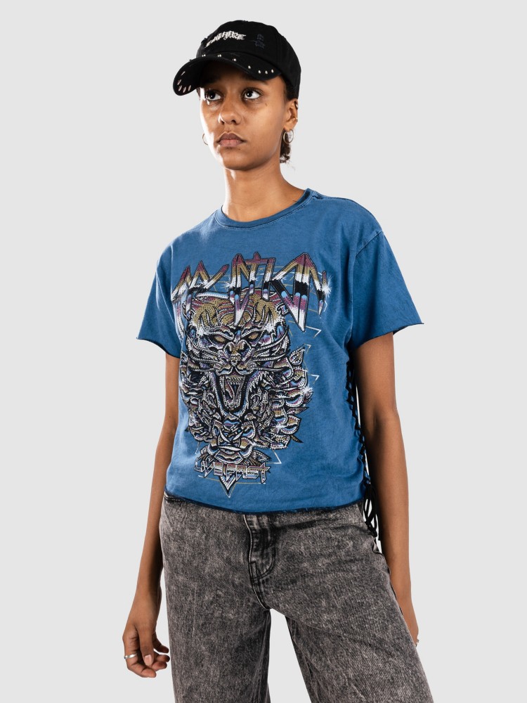 

Футболка Affliction Chromium Panther T-Shirt, cobalt blue/blk lava tint, Синий, Футболка Affliction Chromium Panther T-Shirt, cobalt blue/blk lava tint