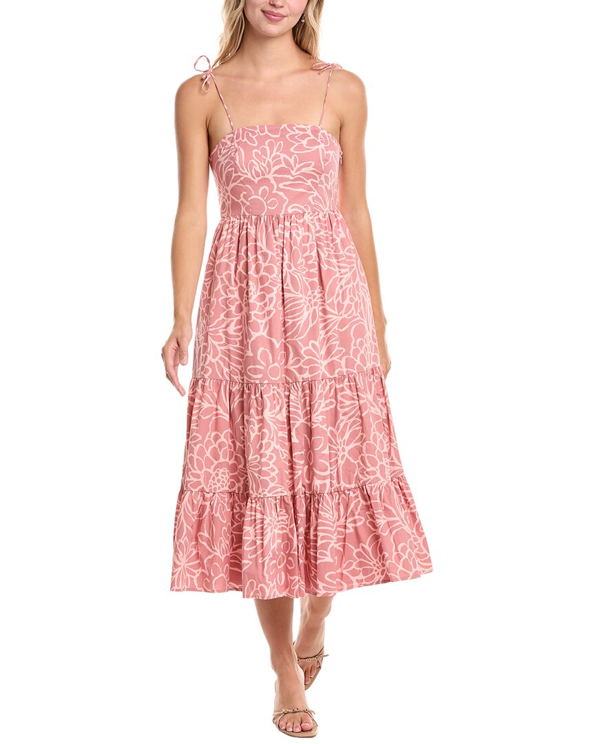 

Tori Richard Платье макси Lilith в стиле "Поймай солнце", розовый