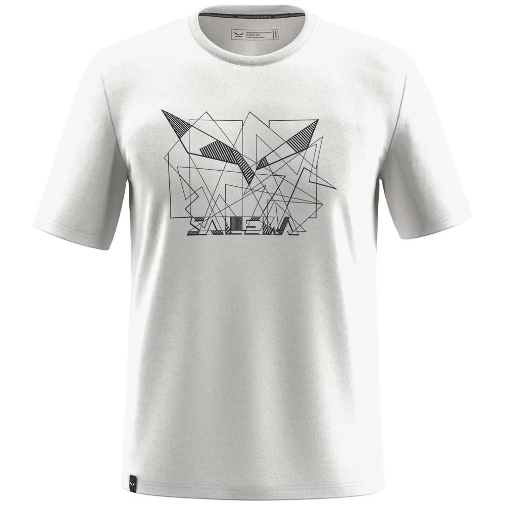 

Футболка с коротким рукавом Salewa Eagle Geometric, белый