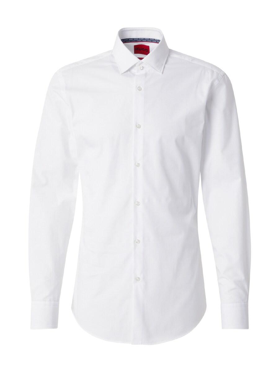 

Рубашка на пуговицах классического кроя HUGO Koey, White