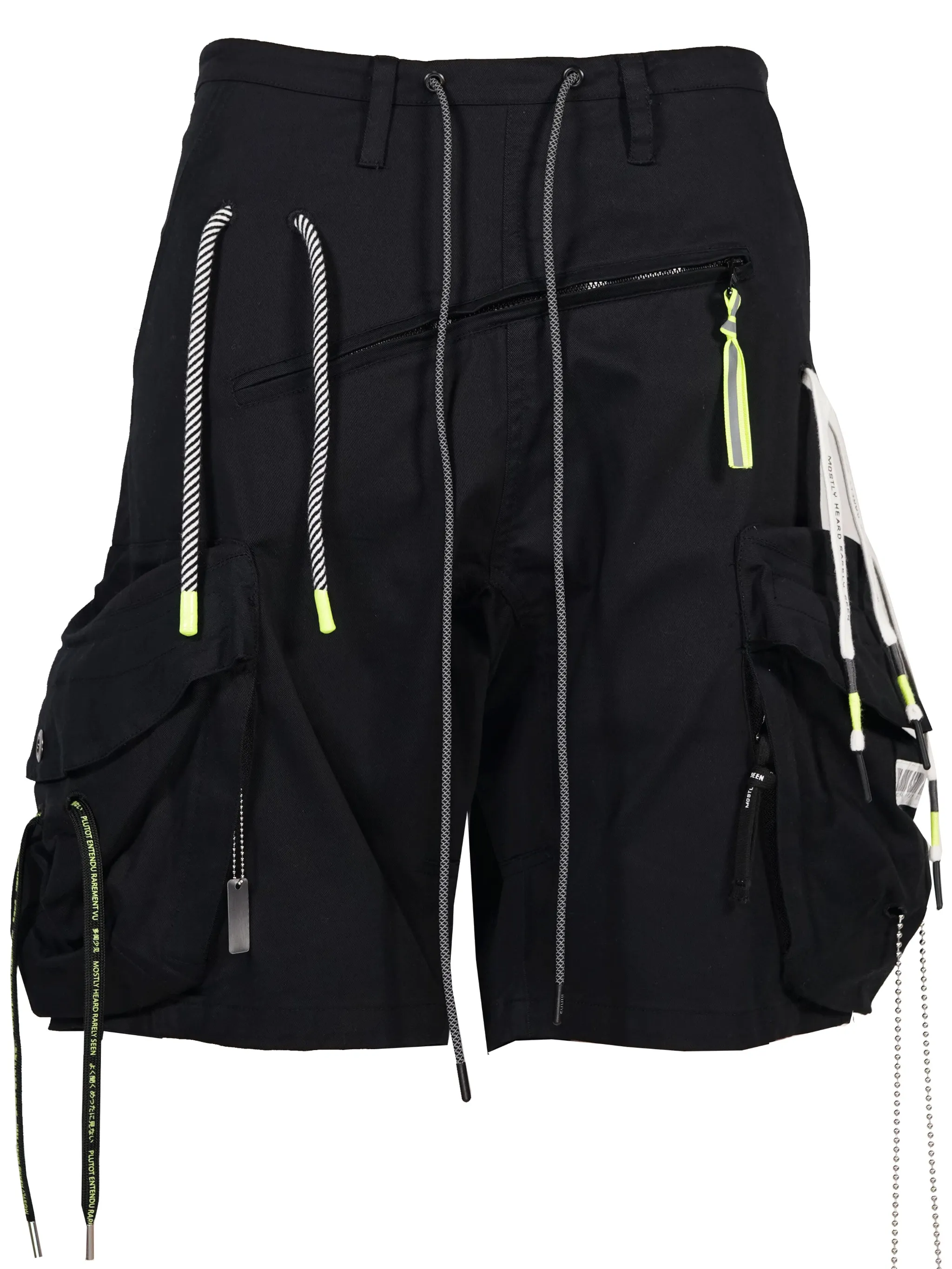 

Шорты карго с кулиской Mostly Heard Rarely Seen, черный