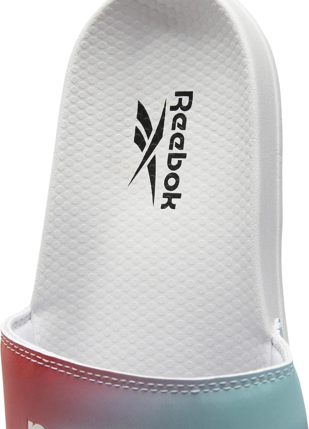 Шлепанцы Reebok унисекс Classic Slide для душа и ванны, Ftwr White Ftwr White Core Black — фото 2