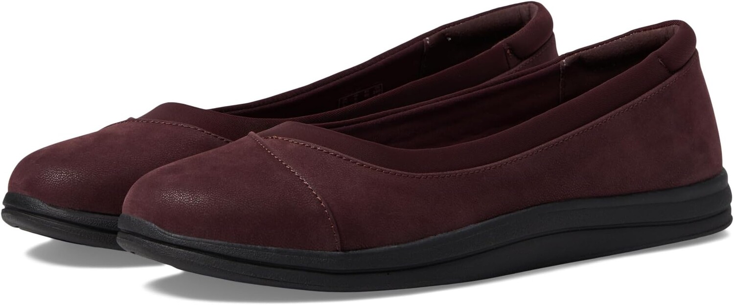 

Балетки Breeze Ayla Clarks, цвет Burgundy Synthetic