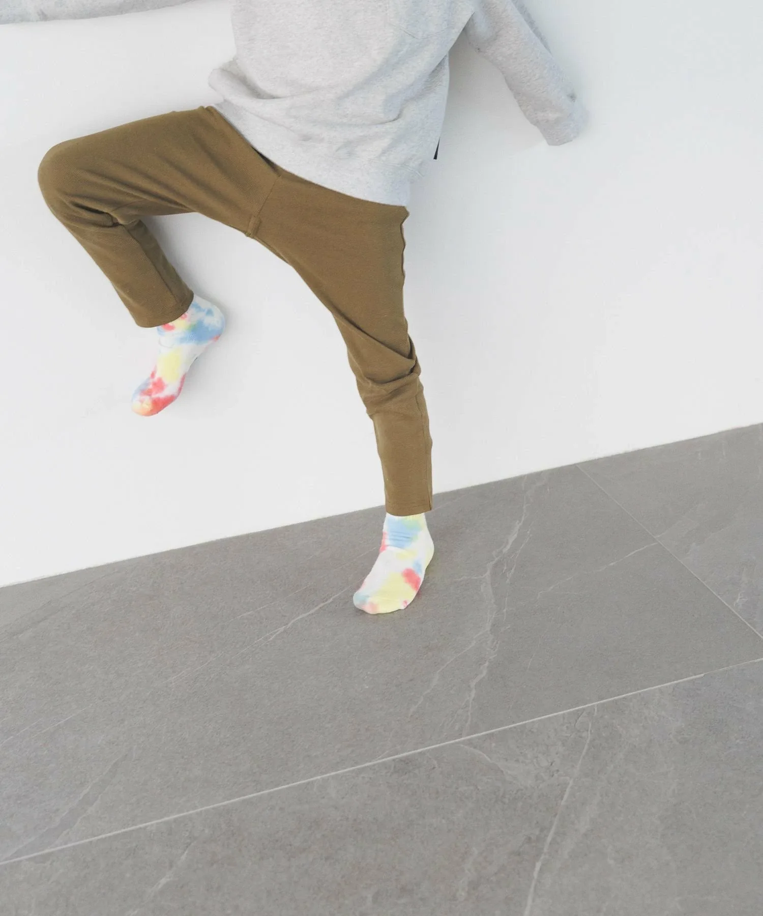 Эластичные штаны с рисунком французского терьера Детские Bayflow, ★NEW color★ Mocha 59