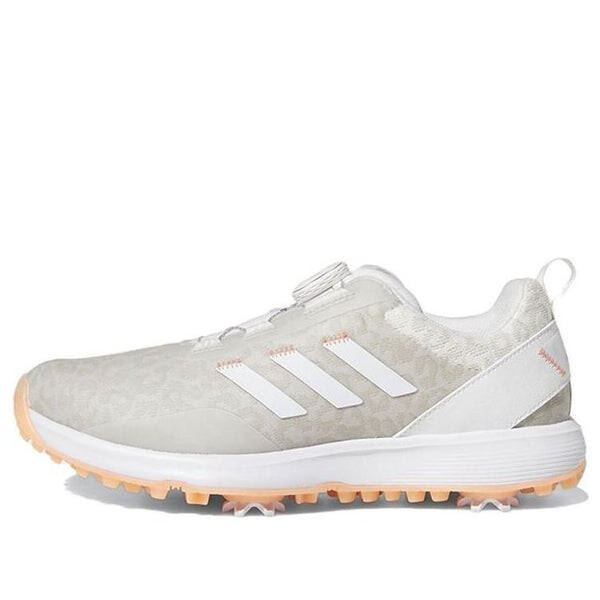 Кроссовки (WMNS) Adidas S2G Boa Spiked Golf Shoes 'Cloud White Coral Fusion', белый