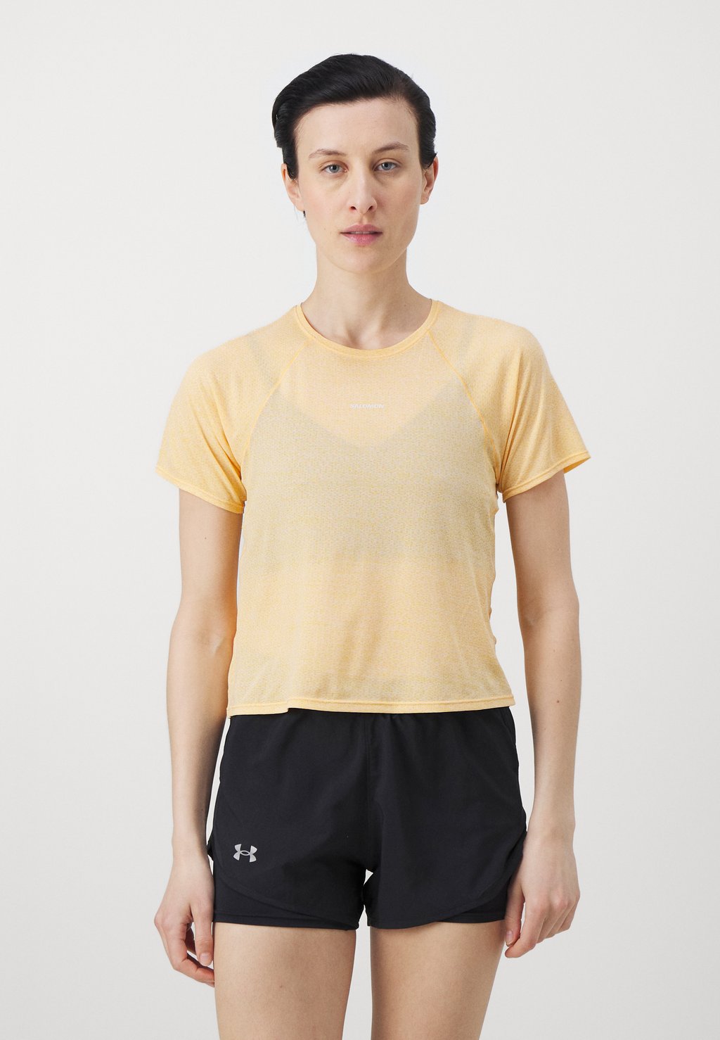 

Спортивная футболка SHKOUT AIR CROP TEE Salomon, оранжевый