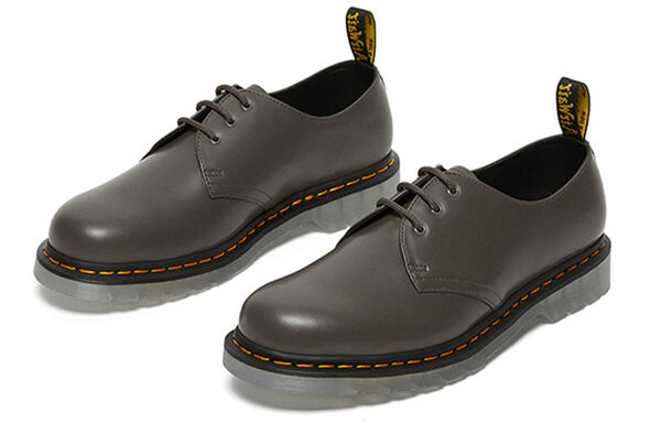 Тапочки 1461 iced smooth leather oxford shoes 'olive green' Dr. Martens, зеленый — фото 3