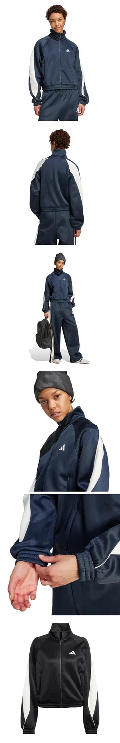 Женская спортивная куртка Adidas Stadium Track Top цвета Aura Ink — фото 4