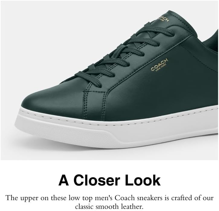 Мужские кроссовки Coach High Line High Top из фирменного канваса, бирюзовый — фото 4