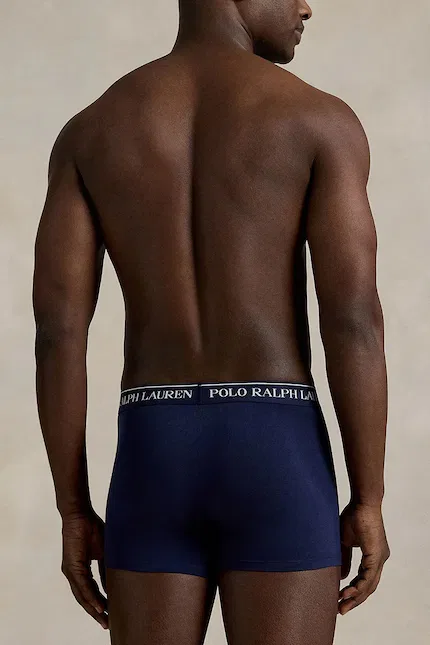 Боксеры из эластичного хлопка 3 шт Polo Ralph Lauren, зеленый — фото 3