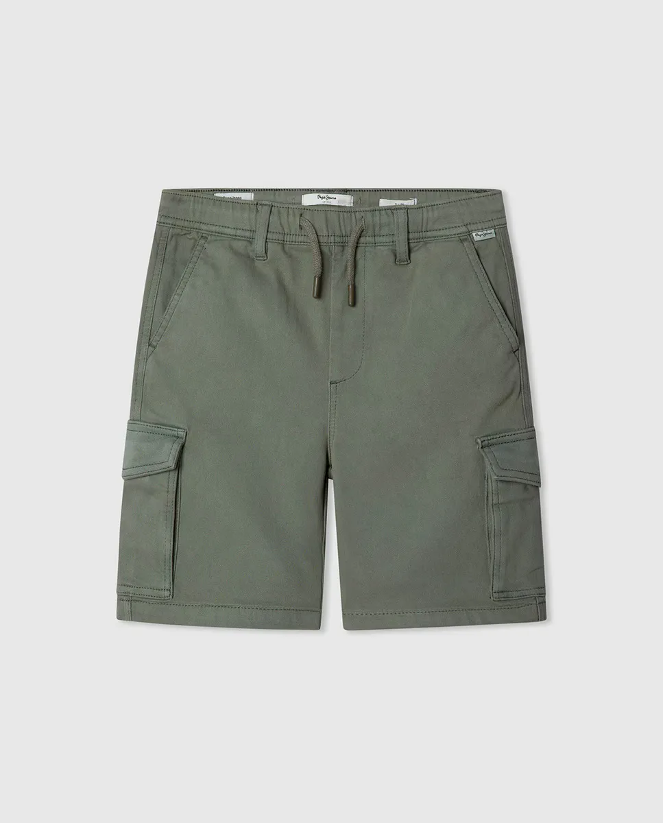 

Junior Gymdigo Cargo шорты для мальчиков Pepe Jeans, темно-зеленый