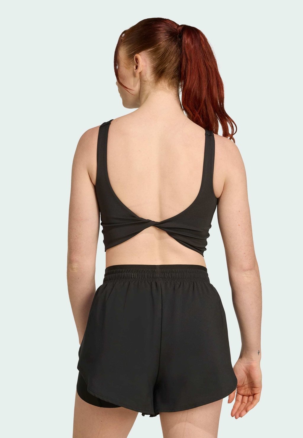 Спортивный бюстгальтер POWER TANK Adidas Performance, черный — фото 2