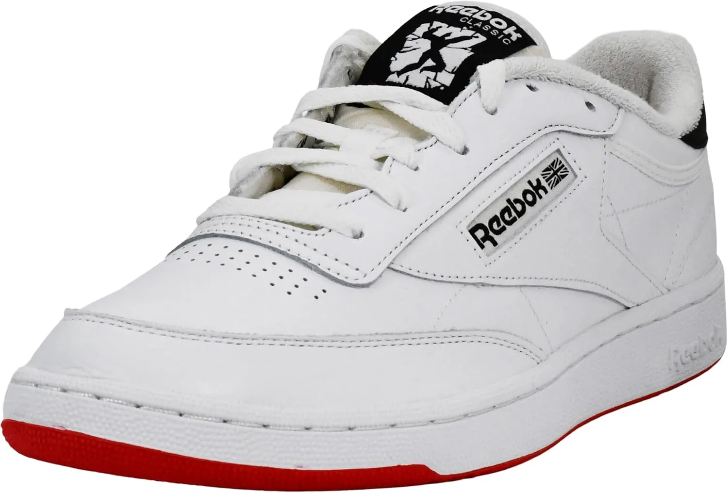 Мужские теннисные кроссовки Reebok Club C 85, белый/красный