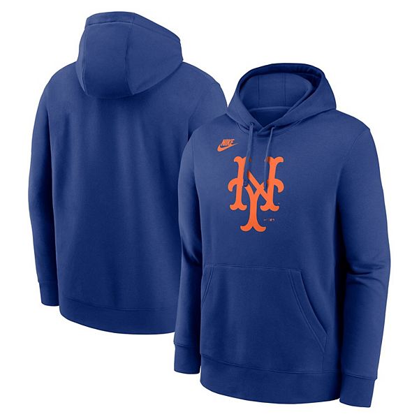 Толстовка с капюшоном Men's Royal New York Mets Cooperstown Collection Logo Club Nike