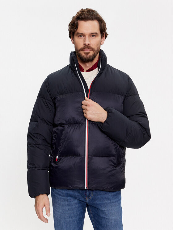 

Пуховик стандартного кроя Tommy Hilfiger, синий
