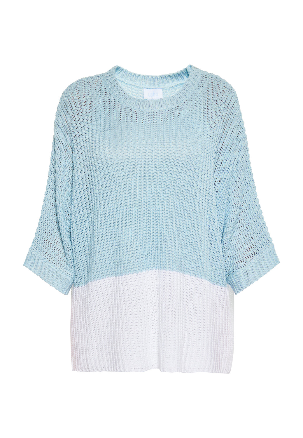

Свитер usha BLUE LABEL, цвет Hellblau Weiss