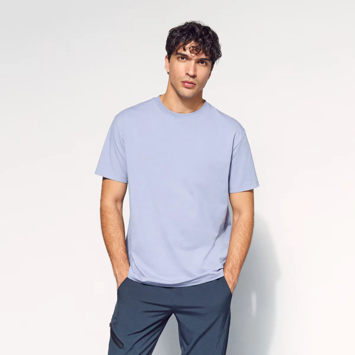 

Boomerang мужская футболка Sportcasual с коротким рукавом, светло-голубой