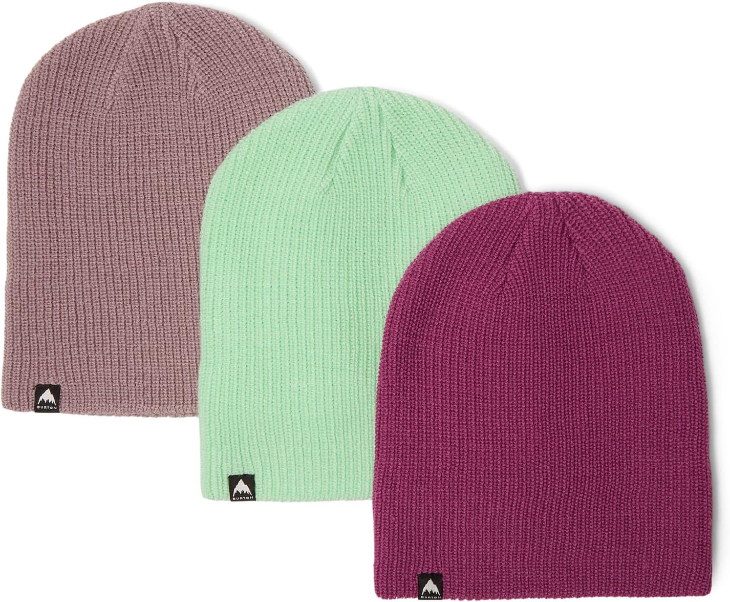 

Шапка Burton Recycled DND Beanie - 3-Pack, цвет Elderberry/Jewel Green/Vivid Viola