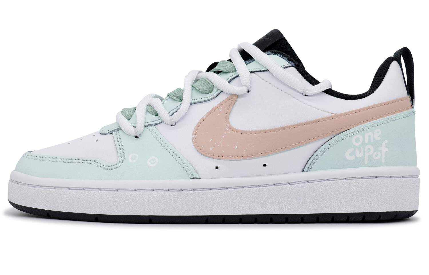 

Кроссовки Nike Court Borough 2 Skateboarding Shoes Women's Low-top Black/green, цвет Joyful Summer