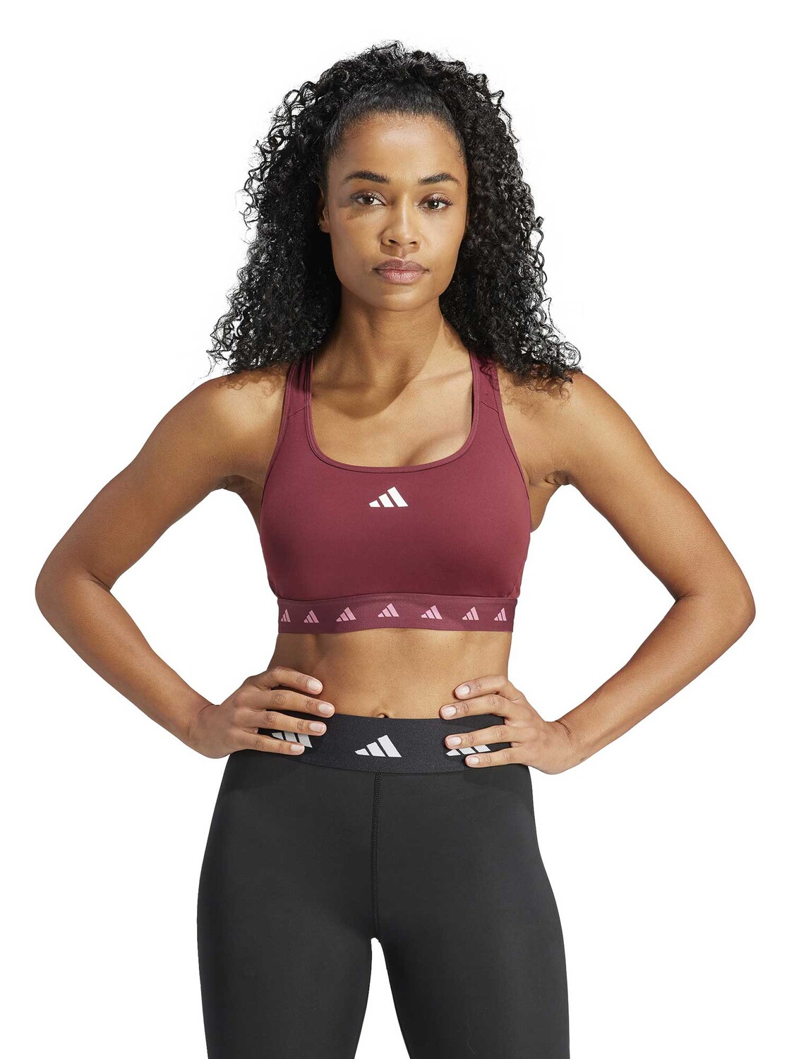 

Спортивный бюстгальтер Adidas Performance Powerreact Training, красный