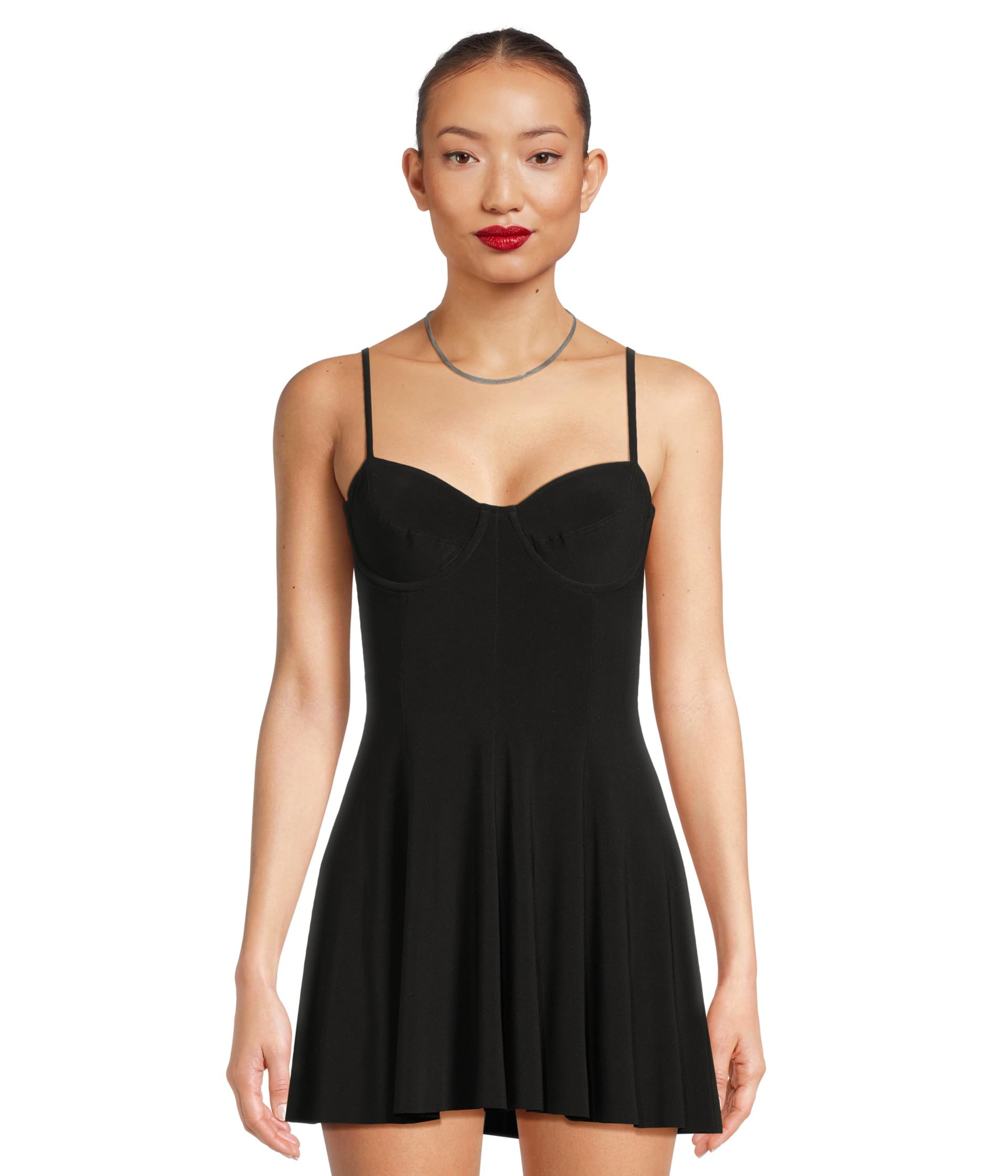 

Платье Norma Kamali Underwire Pickleball Dress, черный