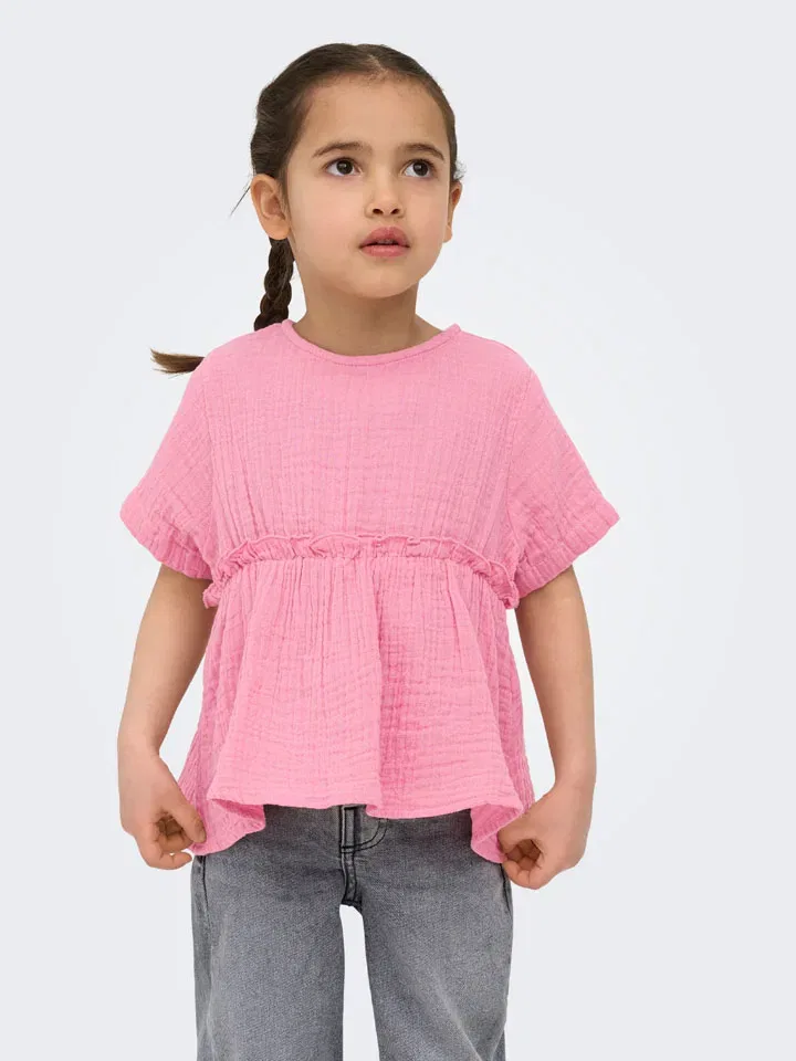 Блуза из органического хлопка KIDS ONLY, розовый
