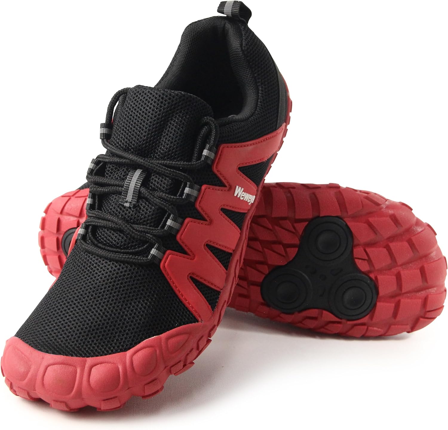 

Мужские минималистичные кроссовки Weweya Barefoot для бега и кросс-тренинга, красный