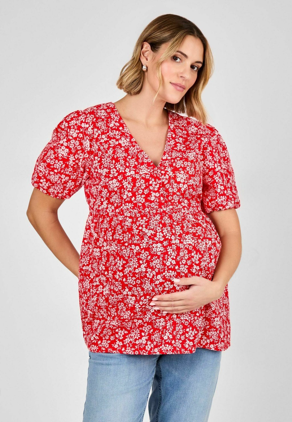 

Блуза MATERNITY FIT JoJo Maman Bébé, красный