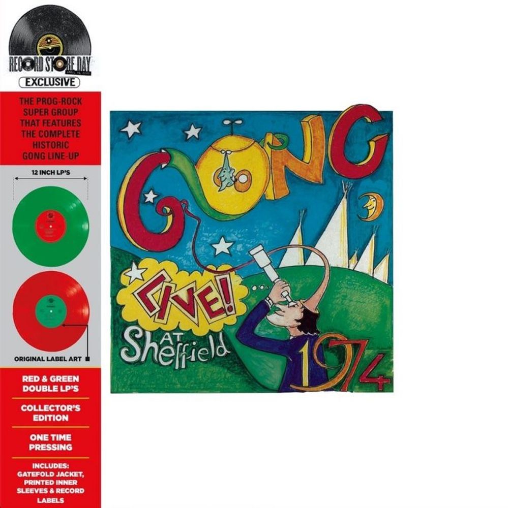 

Виниловая пластинка LP Live! At Sheffield 1974 [Record Store Day Colored Vinyl] - Gong