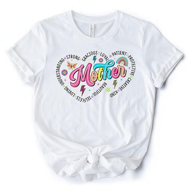 

Футболка с вдохновляющими словами для мам, белая разноцветная для сильных женщин Ornamentallyyou, Белый, Футболка с вдохновляющими словами для мам, белая разноцветная для сильных женщин Ornamentallyyou