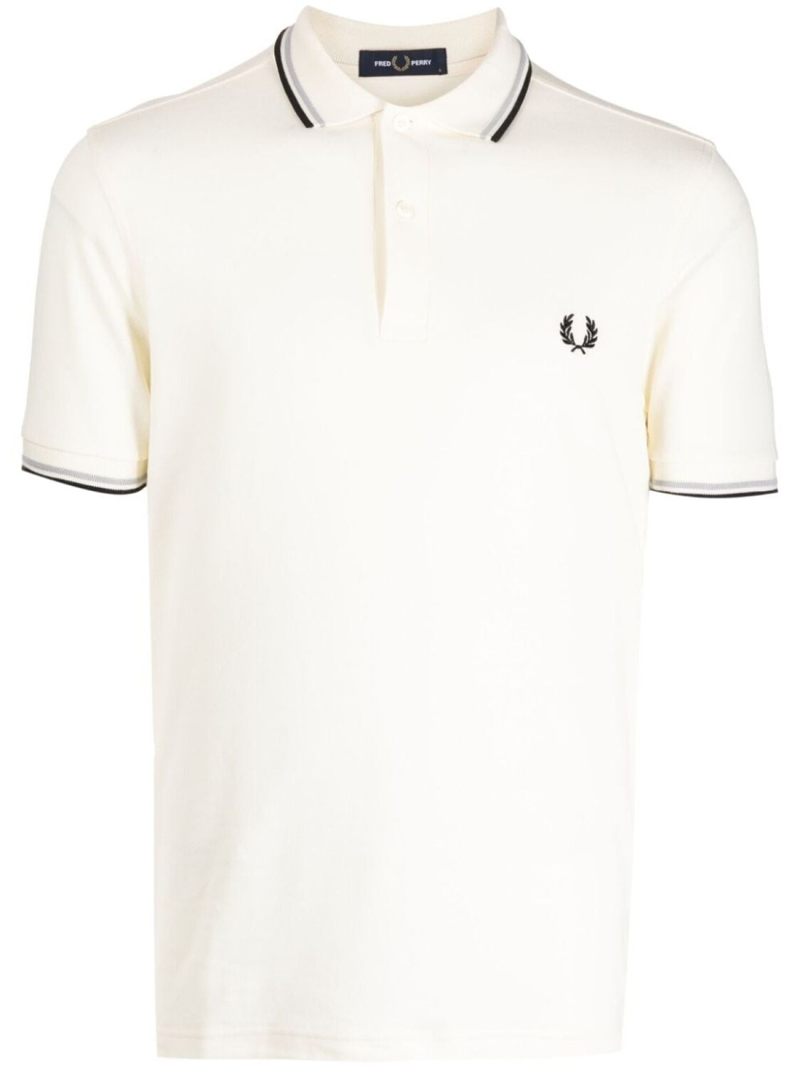

Fred Perry рубашка поло с контрастной отделкой, нейтральный цвет