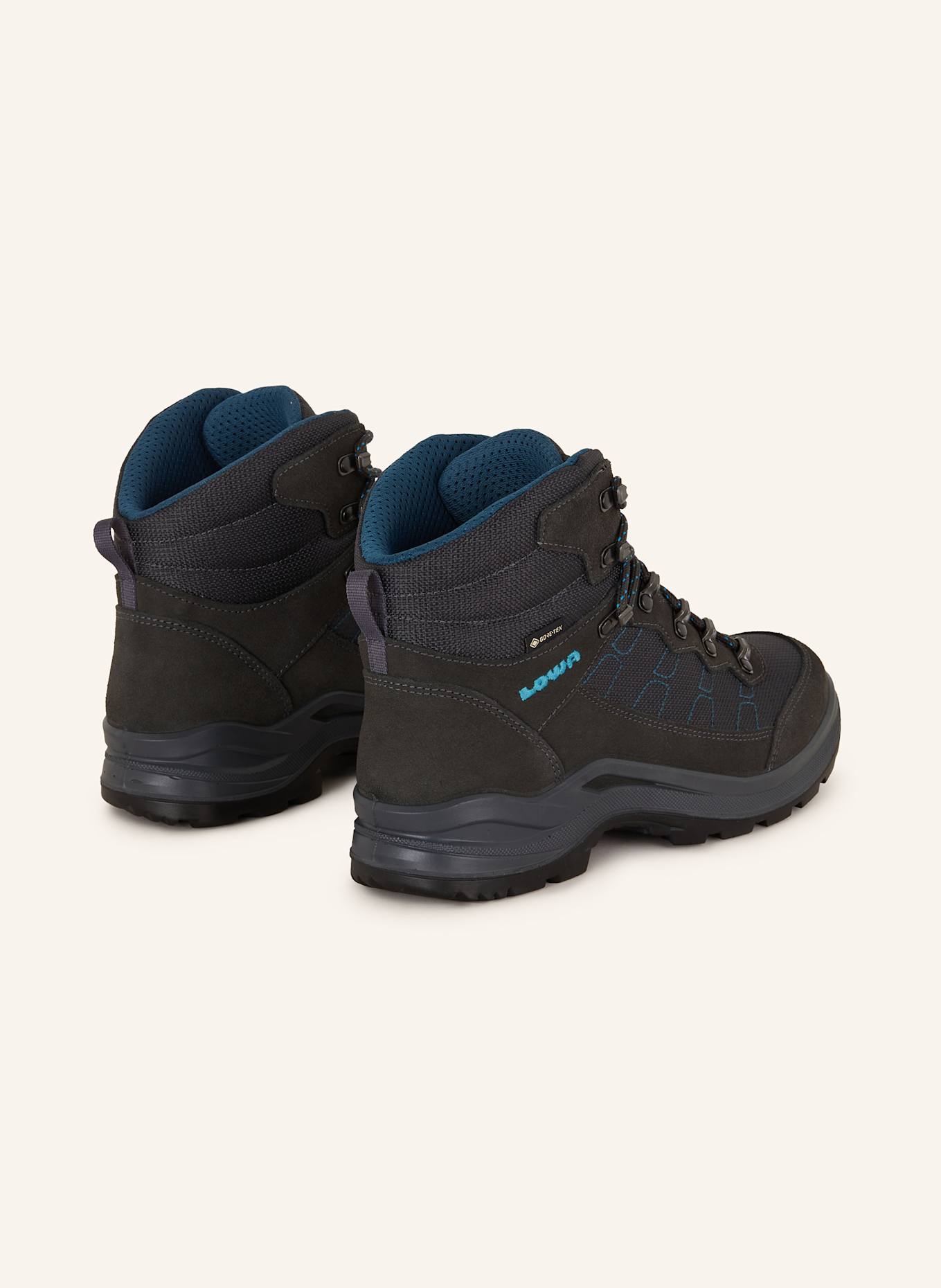 Женские треккинговые ботинки Lowa Taurus Pro GTX из замши и текстиля, серо-коричневый — фото 2