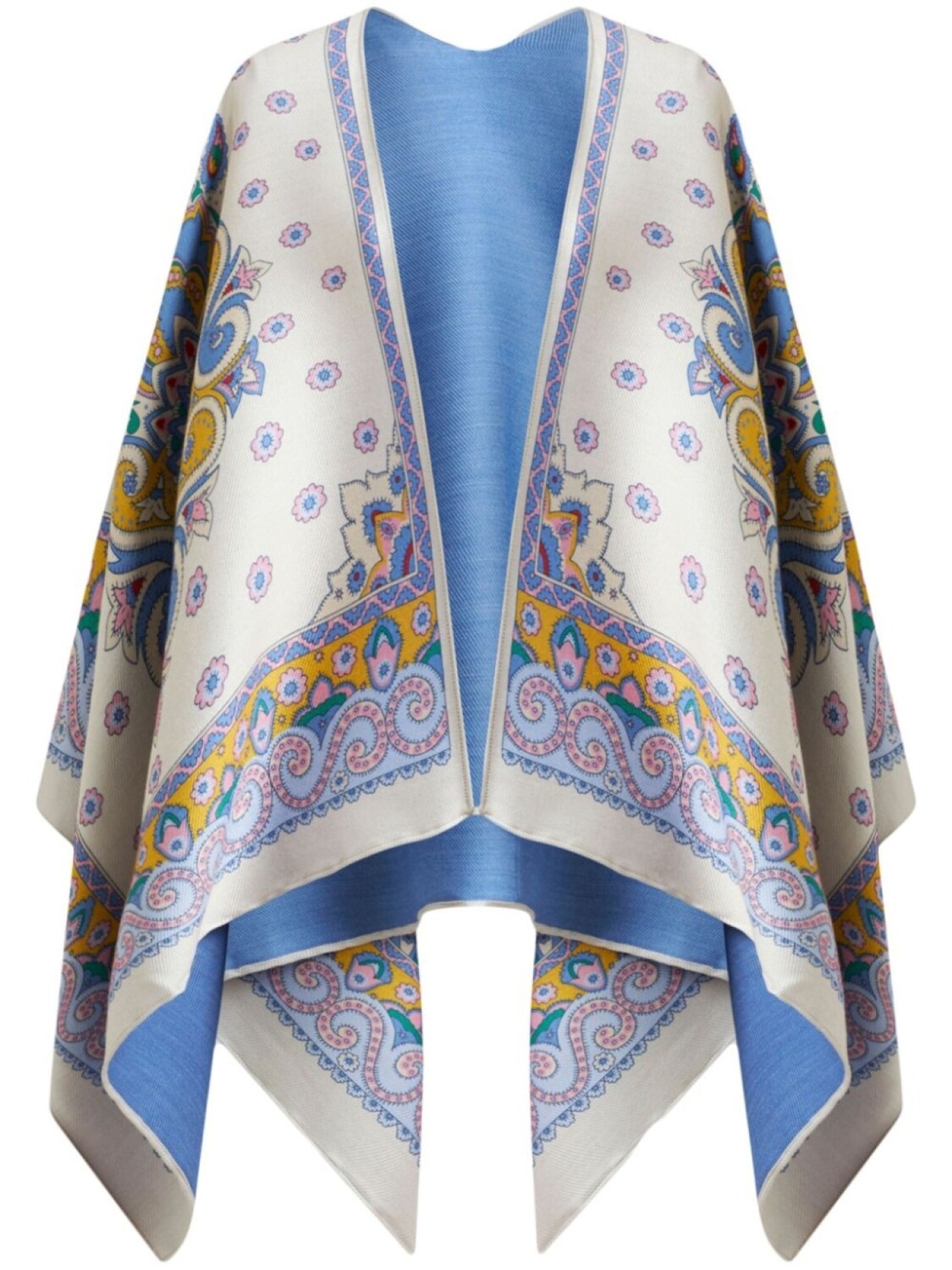 

Накидка ETRO с цветочным принтом, белый