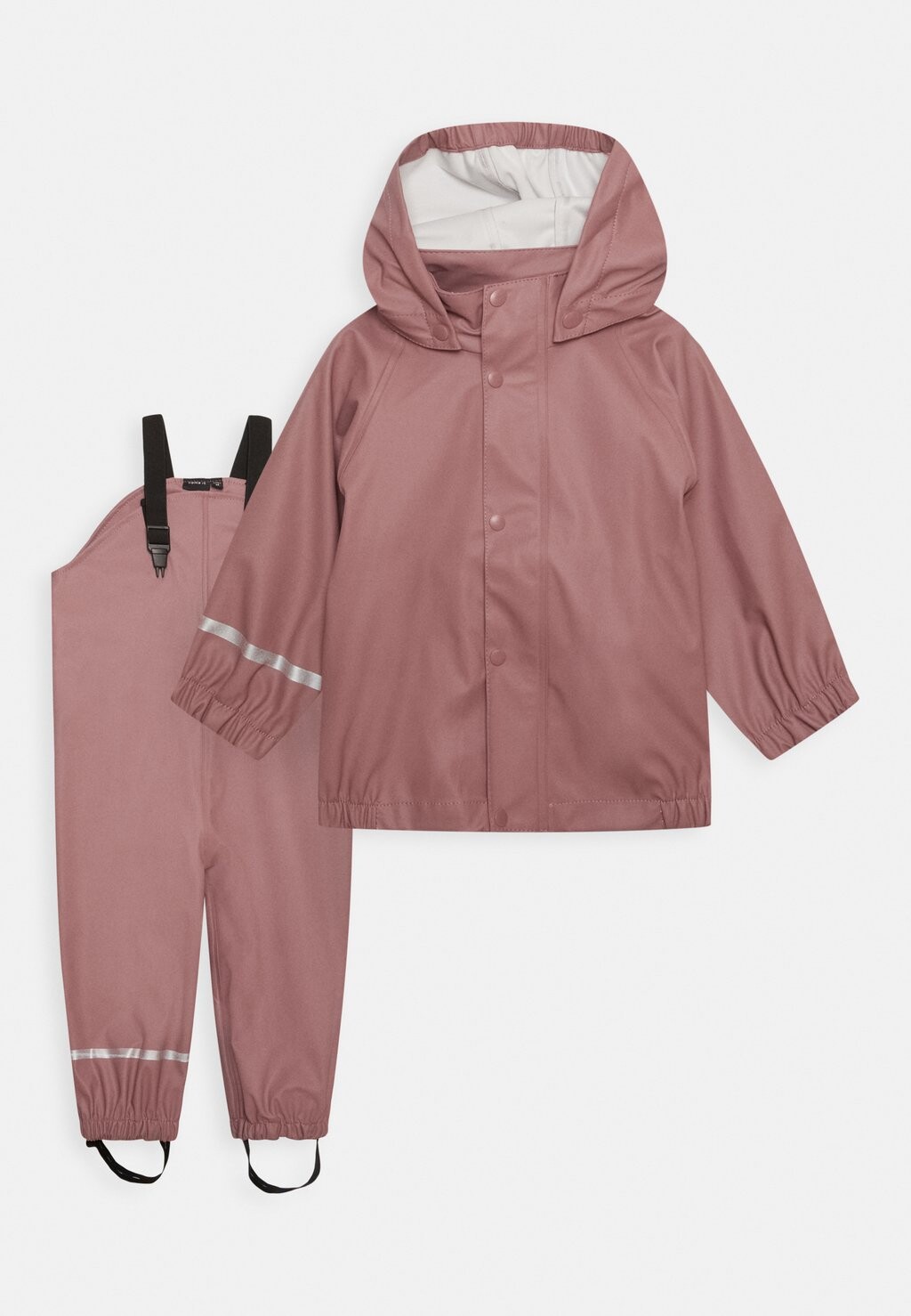

Непромокаемые брюки NKNDRY RAIN SUSPENDERS UNISEX SET Name it, цвет wistful mauve