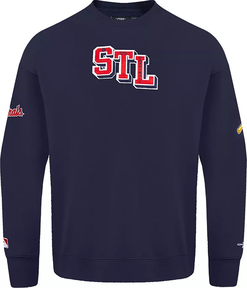 

Мужская футболка Pro Standard St. Louis Cardinals Navy City Drop Crew