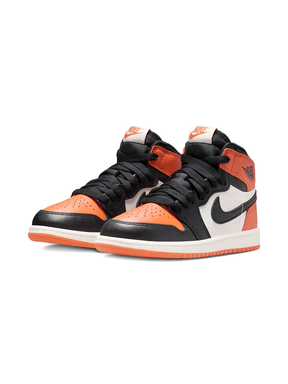 

Кроссовки Air Jordan 1 Retro High OG «Shattered Backboard» Jordan Kids, оранжевый