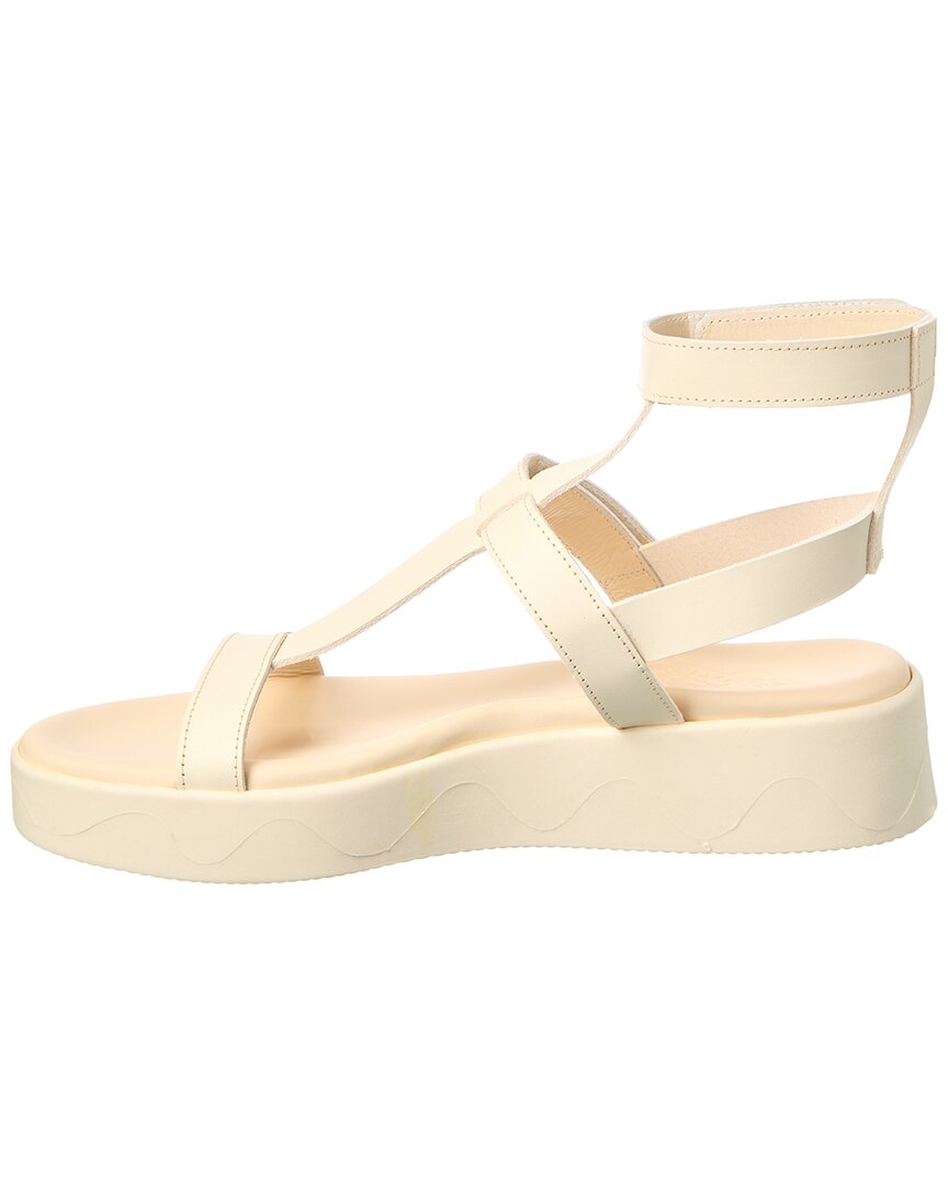 Древнегреческие сандалии Efrosini Кожаные сандалии Ancient Greek Sandals, кремовый — фото 2