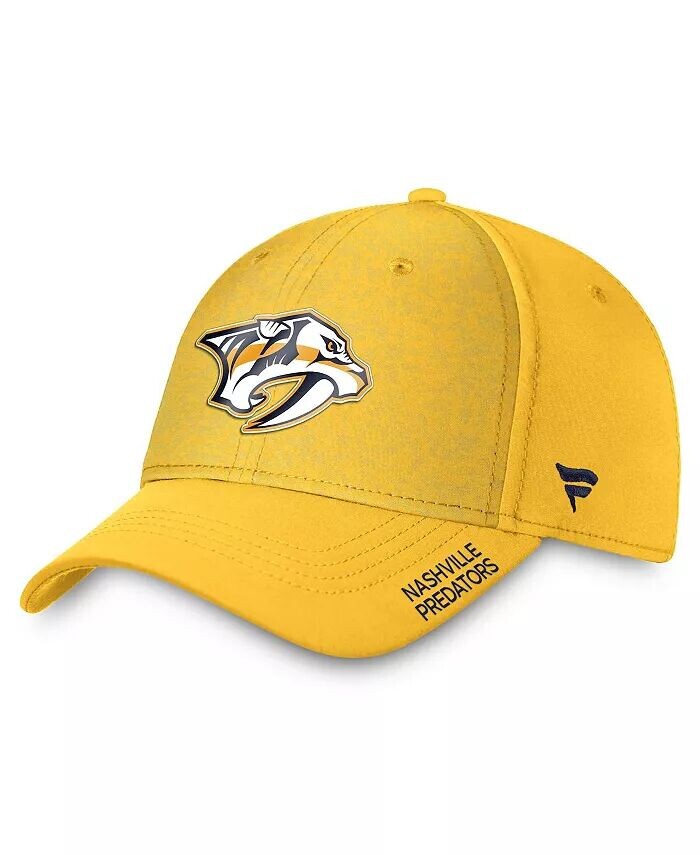 

Мужская золотая кепка Nashville Predators Authentic Pro Rink Flex Fanatics