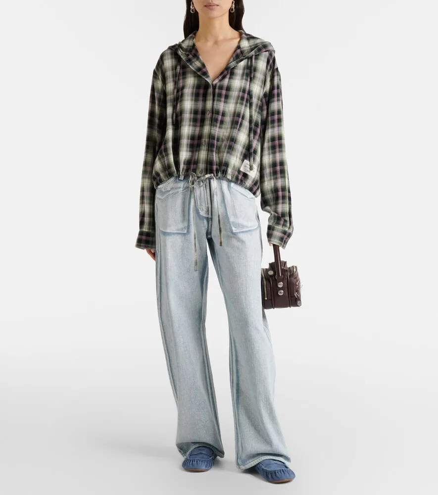 Широкие джинсы Page Acne Studios, синий — фото 2