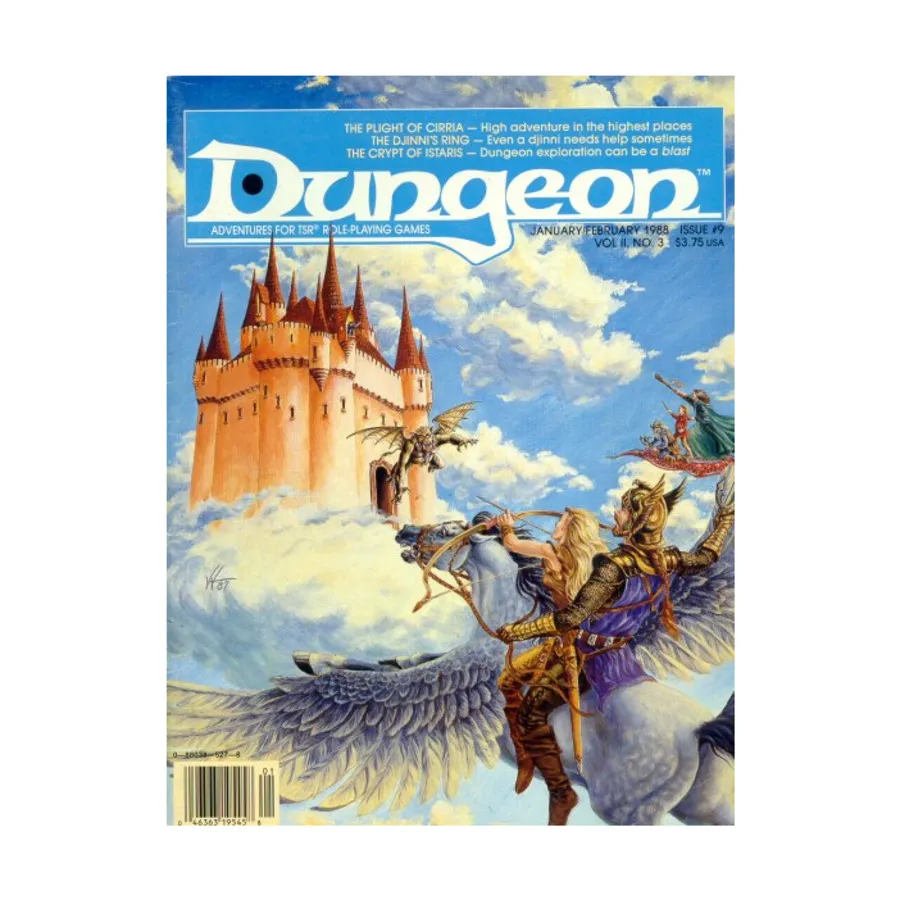 

Журнал #9 "4 AD&D, 1 D&D, & 1 D&D Solo Adventures", Dungeon Magazine #01 - #50